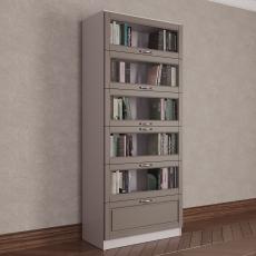 Книжный шкаф библиотека цвета амадеус тауп
