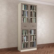 Шкаф для книг шириной 80-90 см цвета амадеус тауп